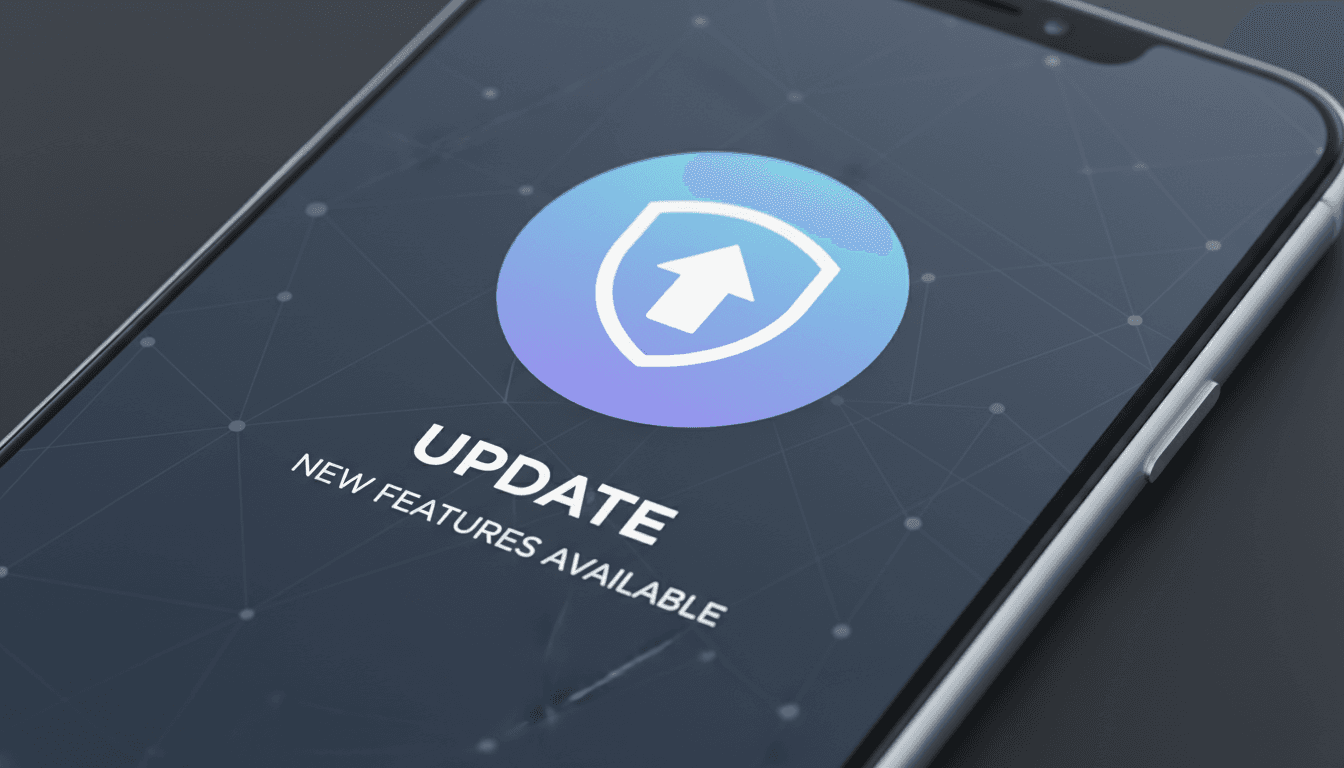 Real-time process serving update on mobile device